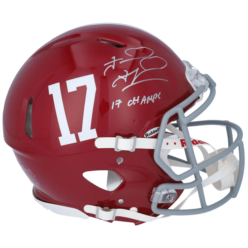 Tua Tagovailoa Miami Dolphins Autographed Riddell Lunar Speed Mini Helmet