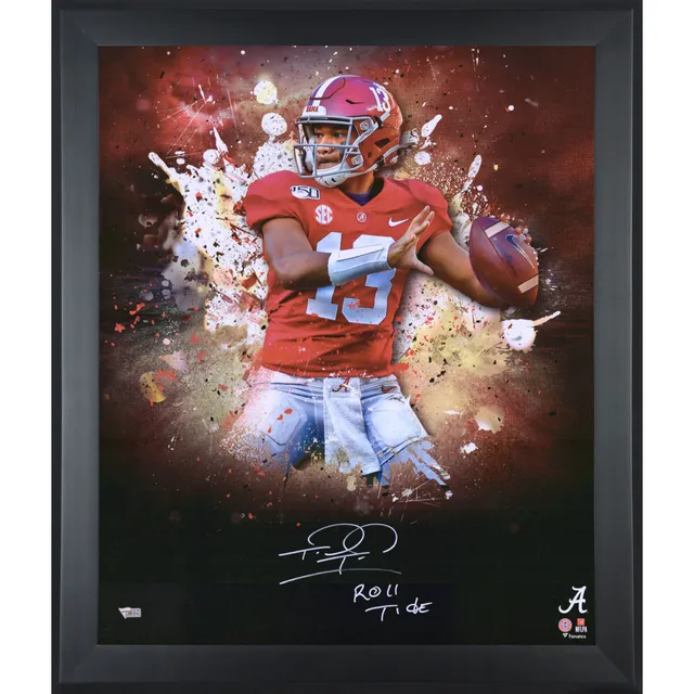 Tua Tagovailoa Alabama Crimson Tide Fanatics Authentic Unsigned Red Jersey Throwing Photograph