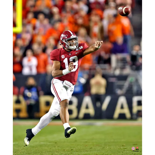 Tua Tagovailoa Alabama Crimson Tide Autographed Passing Photograph