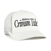 Unisex '47  Cream Alabama Crimson Tide Foundation Script Adjustable Trucker Hat