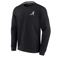 Sweat-shirt unisexe Fanatics noir Alabama Crimson Tide super doux