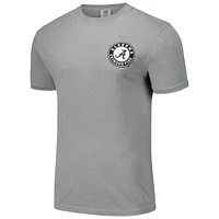 Unisex Gray Alabama Crimson Tide Hyper Local Elephant Flag T-Shirt