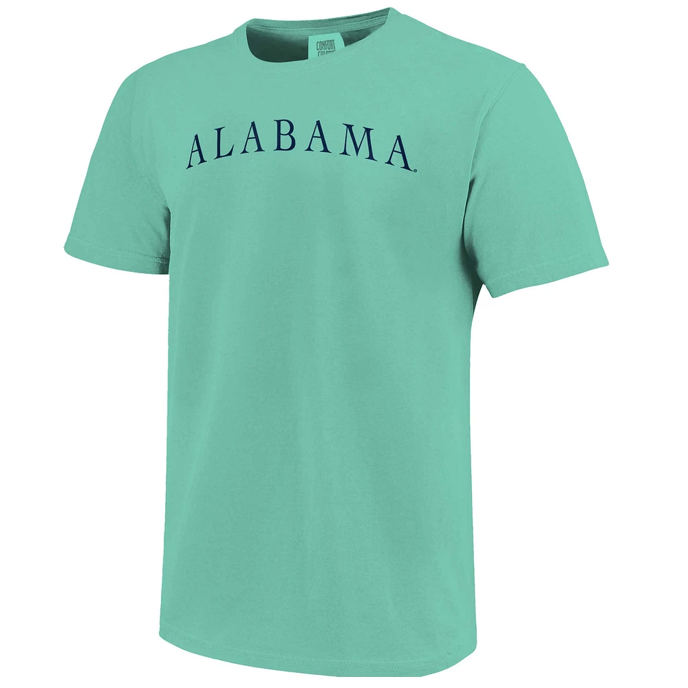 T-shirt unisexe à la mode avec archet de couleur Crimson Tide menthe Alabama