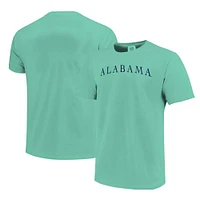 T-shirt unisexe à la mode avec archet de couleur Crimson Tide menthe Alabama