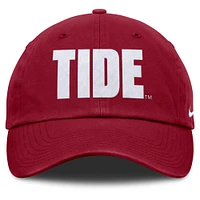 Casquette ajustable unisexe Nike Crimson Alabama Crimson Tide Local Club