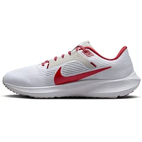 Chaussure de course unisexe Nike Alabama Crimson Tide Zoom Pegasus 40 blanc