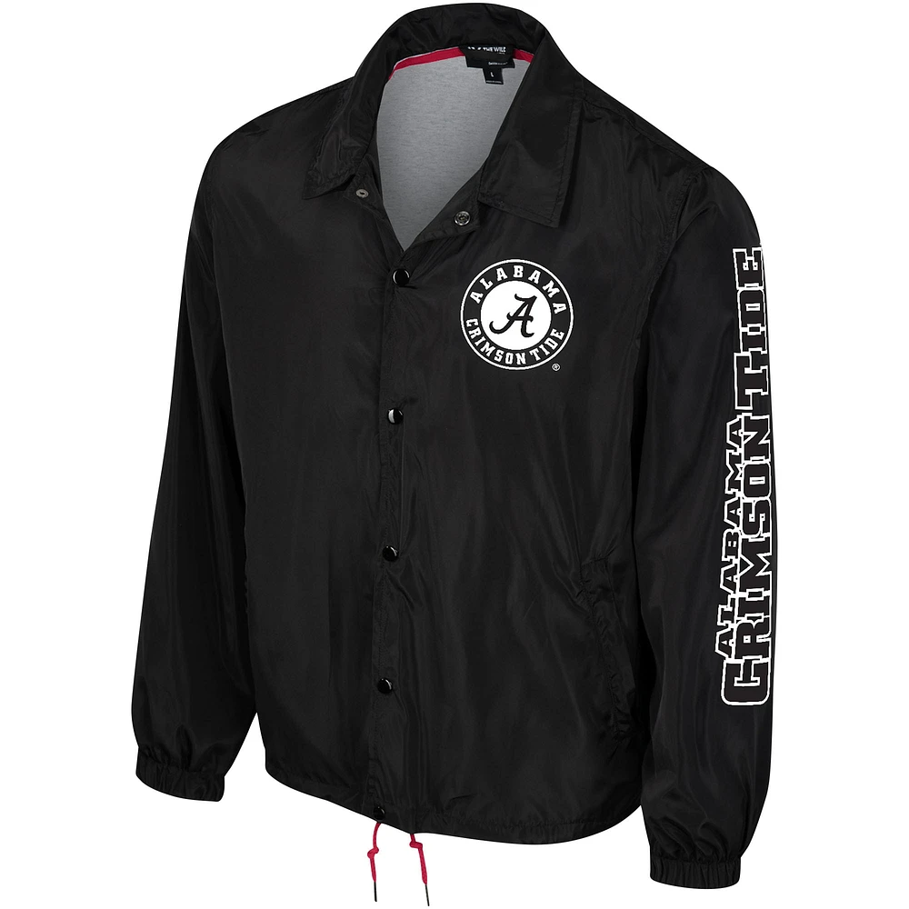 CO3 ALABAM BLACK UNISEX WILD COLLECTIVE COACHES JACKET JACLAD