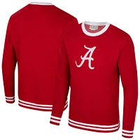 Unisex Uscape Apparel Crimson Alabama Tide Renew Knit Vintage Pullover Sweater