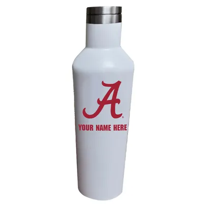 Alabama Crimson Tide 17oz. Personalized Infinity Stainless Steel Water Bottle - White