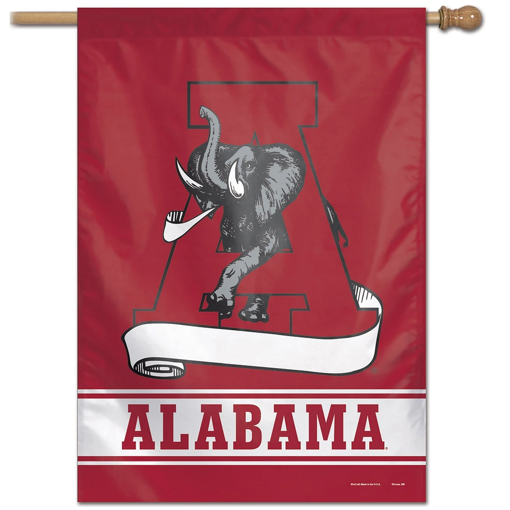 WinCraft Alabama Crimson Tide Bannière verticale simple face College Vault 71 x 101,6 cm