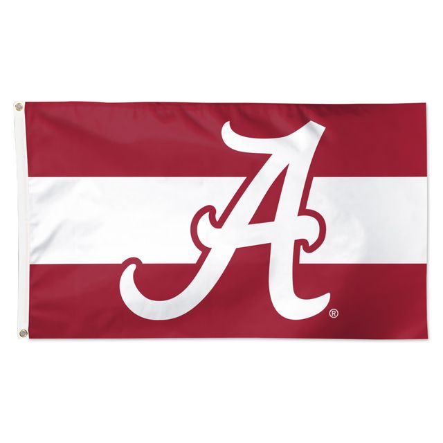 WinCraft Alabama Crimson Tide 3' x 5' Drapeau de luxe à rayures horizontales