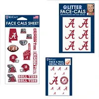 WinCraft Alabama Crimson Tide 4" x 7" Waterless Tattoos Set