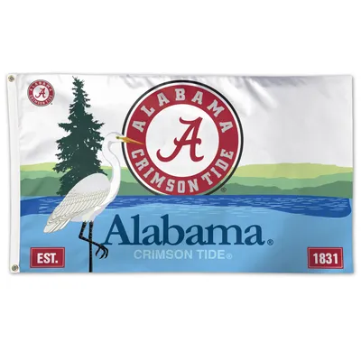 Alabama Crimson Tide WinCraft Alabama State License Plate One-Sided 3' x 5' Flag
