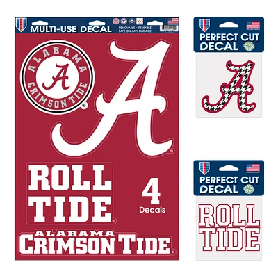 WinCraft Alabama Crimson Tide Decal Variety Pack