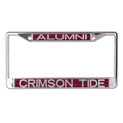 Cadre de plaque d'immatriculation WinCraft Alabama Crimson Tide S/L School Alumni