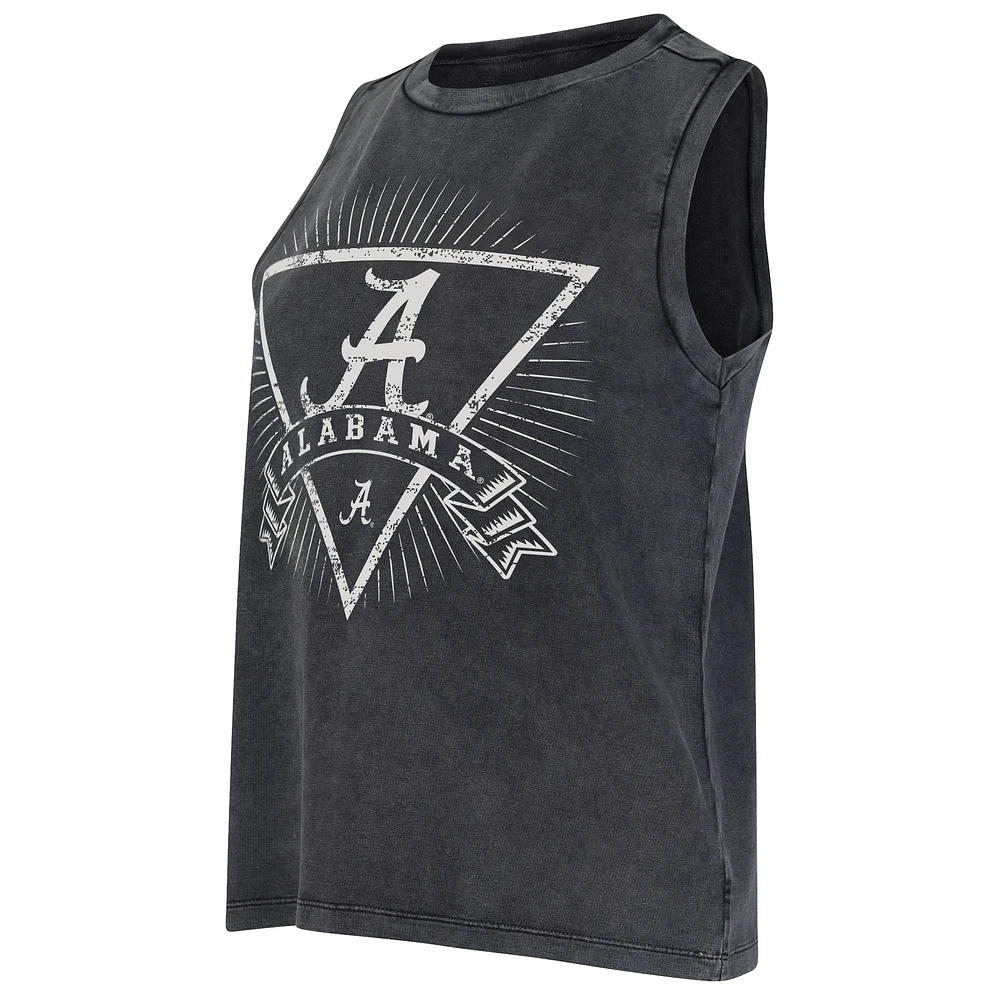 Débardeur en molleton français vieilli Alabama Crimson Tide Sport pour femme de Concepts
