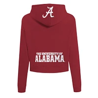 Women's Pro Standard Crimson Alabama Tide Game Day Sequin Full-Zip Hooded Jacket