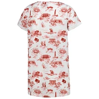T-shirt à col en V Blake Alabama Crimson Tide pour femme de Smith & Quinn