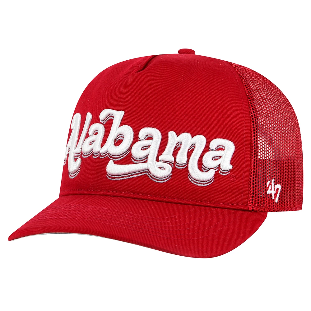 Women's '47 Crimson Alabama Crimson Tide Biloxi Hitch Adjustable Hat