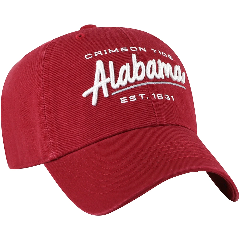 Casquette réglable '47 Crimson Alabama Crimson Tide Sidney Clean Up pour femmes