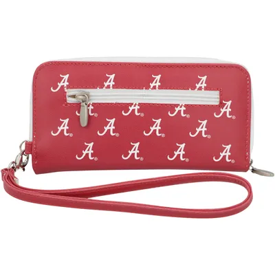 Alabama Crimson Tide Women's Zip-Around Wristlet Wallet