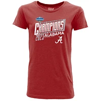 Women's Blue 84  Crimson Alabama Tide 2023 SEC Men's Basketball Conference Tournament Champions Locker Room T-Shirt