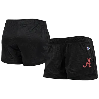 Alabama Crimson Tide Champion Women's Logo Mesh Shorts - Black