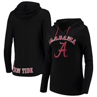 Colosseum Crimson Alabama Tide My Lover T-shirt à capuche léger manches longues pour femme