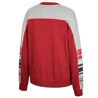 Sweat Colosseum Crimson/Heather Grey Alabama Crimson Tide Baby Talk pour femme