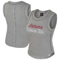 Débardeur côtelé pour femme Colosseum Heather Grey Alabama Crimson Tide Beach You