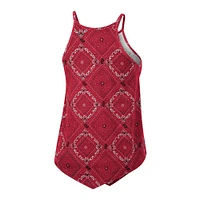 Women's Colosseum x Wrangler Crimson Alabama Tide Bandana Tank Top