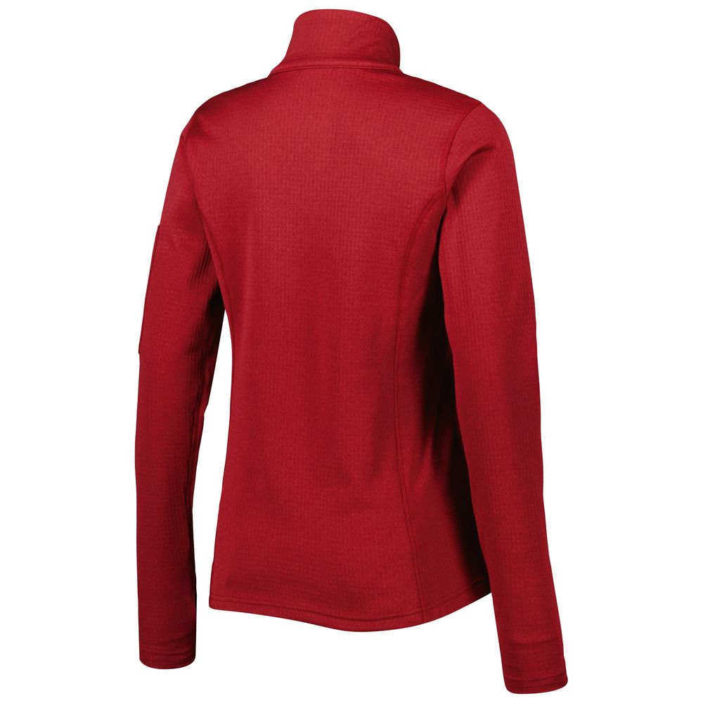 Women's Columbia Crimson Alabama Tide Park View Omni-Wick Half-Zip Top