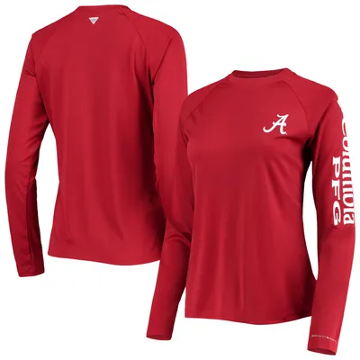 Alabama Crimson Tide Columbia Women's PFG Tidal Long Sleeve T-Shirt