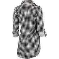 Women's Concepts Sport Houndstooth Alabama Crimson Tide Forge Rayon Flannel Long Sleeve Button-Up Shirt