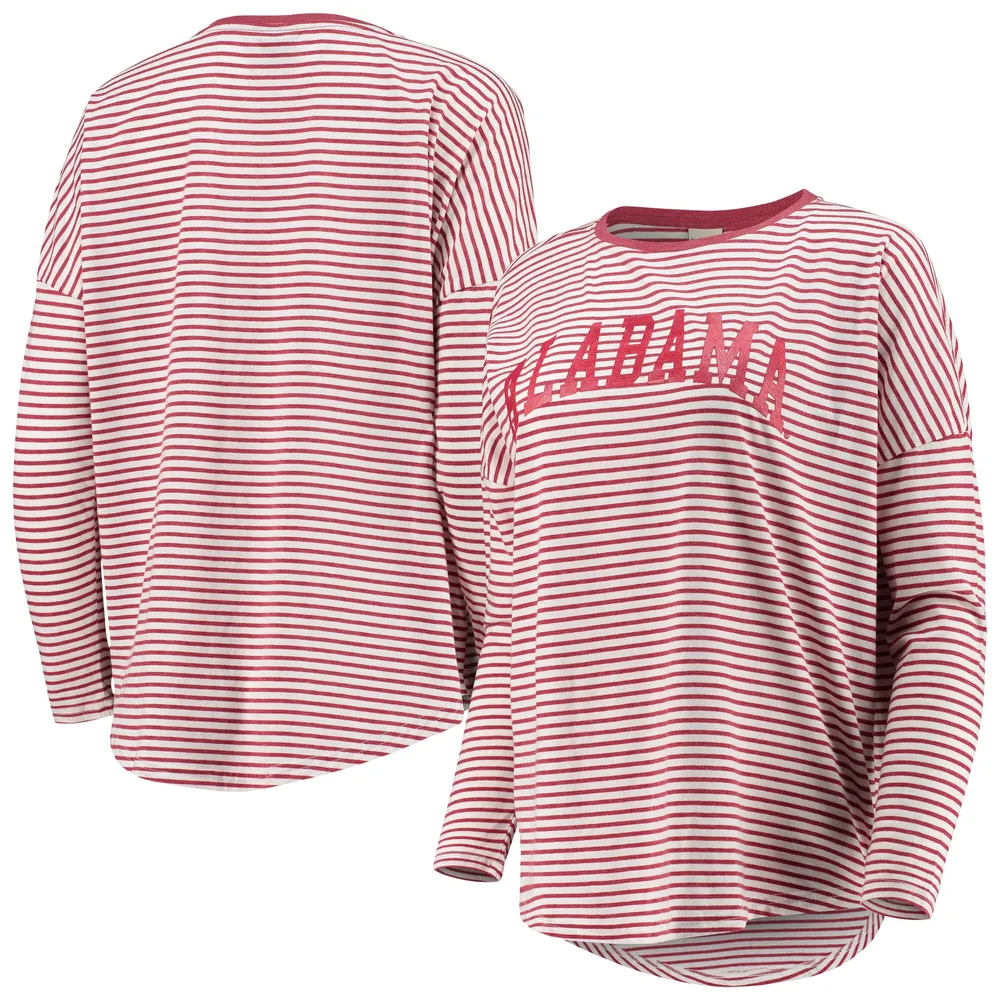 Lids Alabama Crimson Tide Women's End Zone Boyfriend T-Shirt - Charcoal