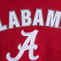 Women's Crimson Alabama Tide Arch & Logo 1 Pullover Hoodie