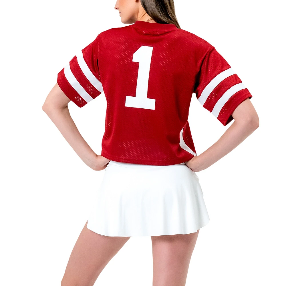 Maillot de football court établi & Co. Crimson Alabama Tide pour femmes