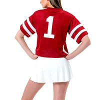 Maillot de football court établi & Co. Crimson Alabama Tide pour femmes