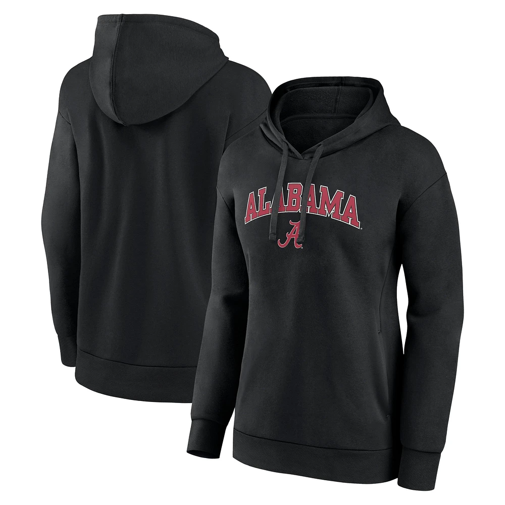 Sweat à capuche noir Alabama Crimson Tide Campus pour femmes Fanatics