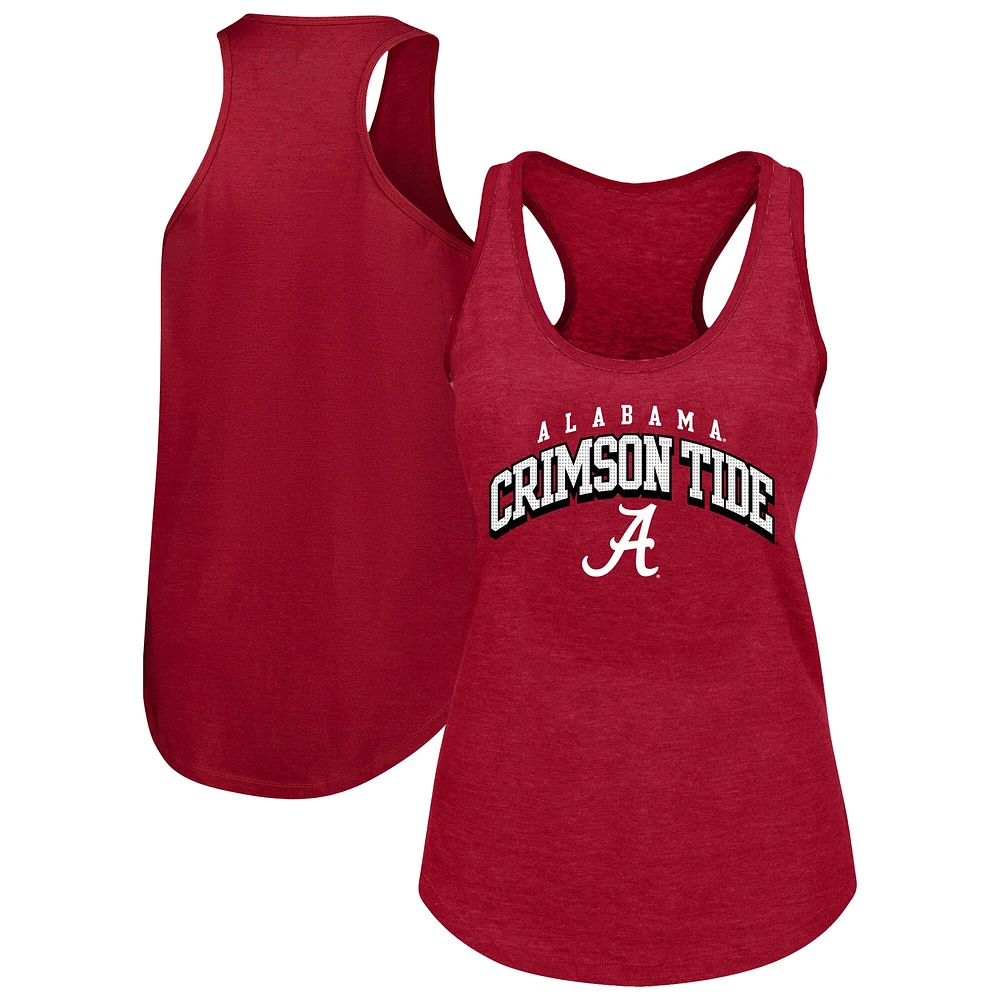 Débardeur à strass grande taille pour femmes Fanatics Crimson Alabama Tide