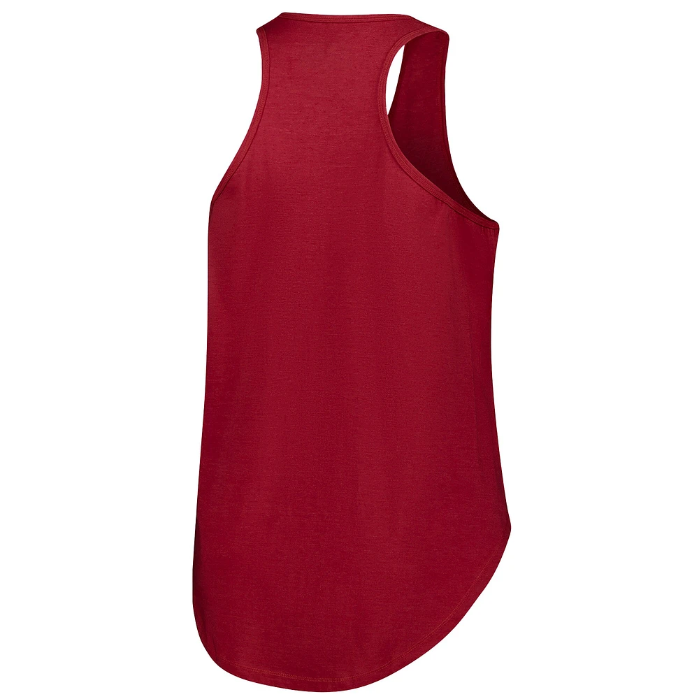 Débardeur à strass grande taille pour femmes Fanatics Crimson Alabama Tide