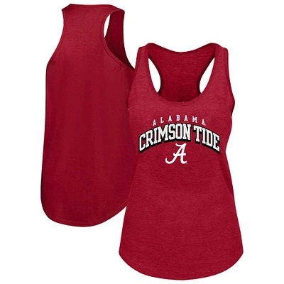 Débardeur à strass grande taille pour femmes Fanatics Crimson Alabama Tide