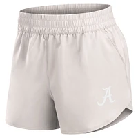 Women's Fanatics White Alabama Crimson Tide Studio Woven Vibe Shorts