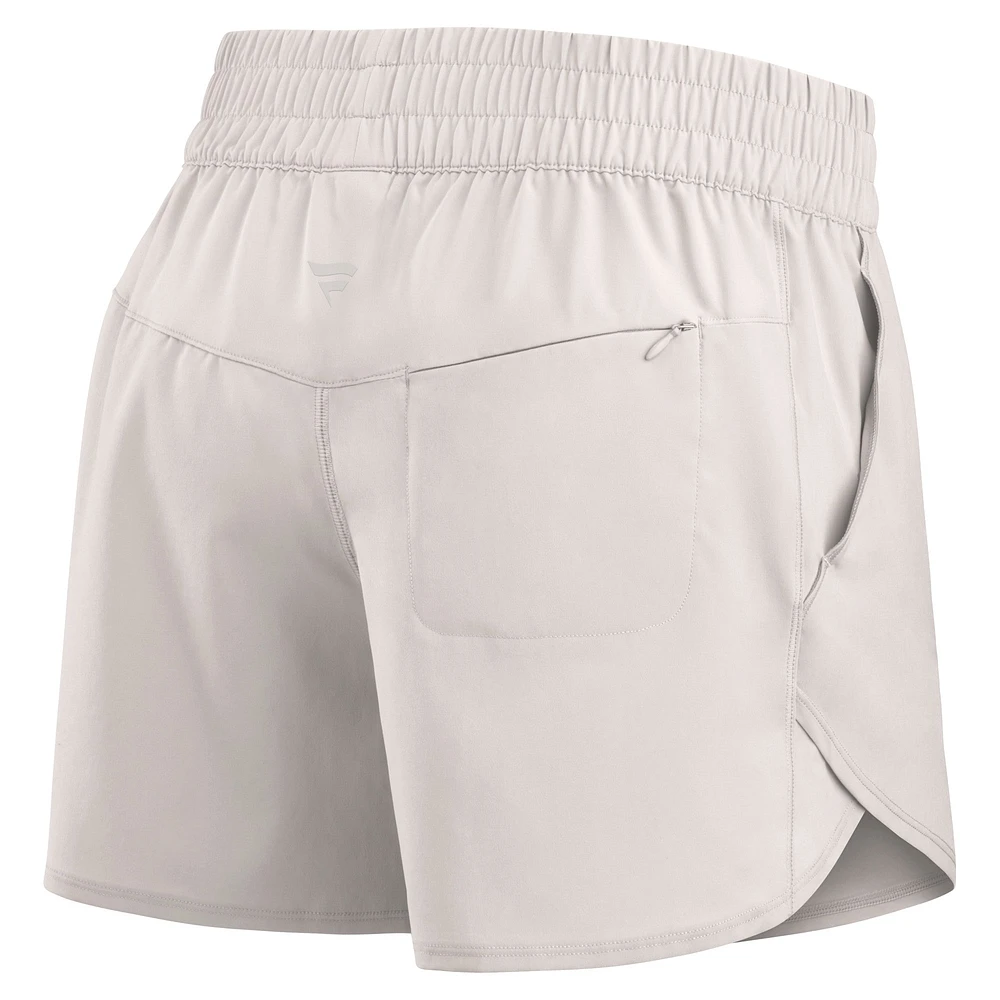 Short tissé Fanatics Alabama Crimson Tide Studio pour femme blanc