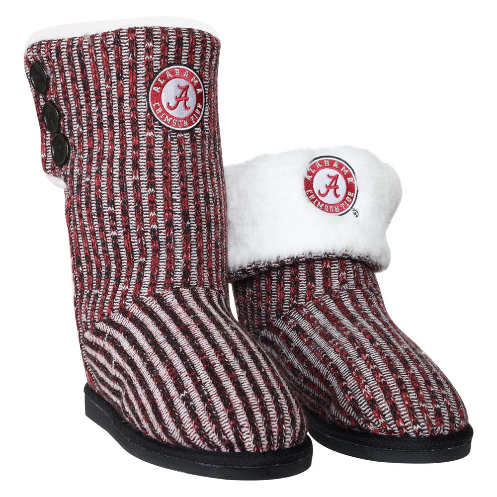 Women's FOCO Alabama Crimson Tide Color Blend Button Boots