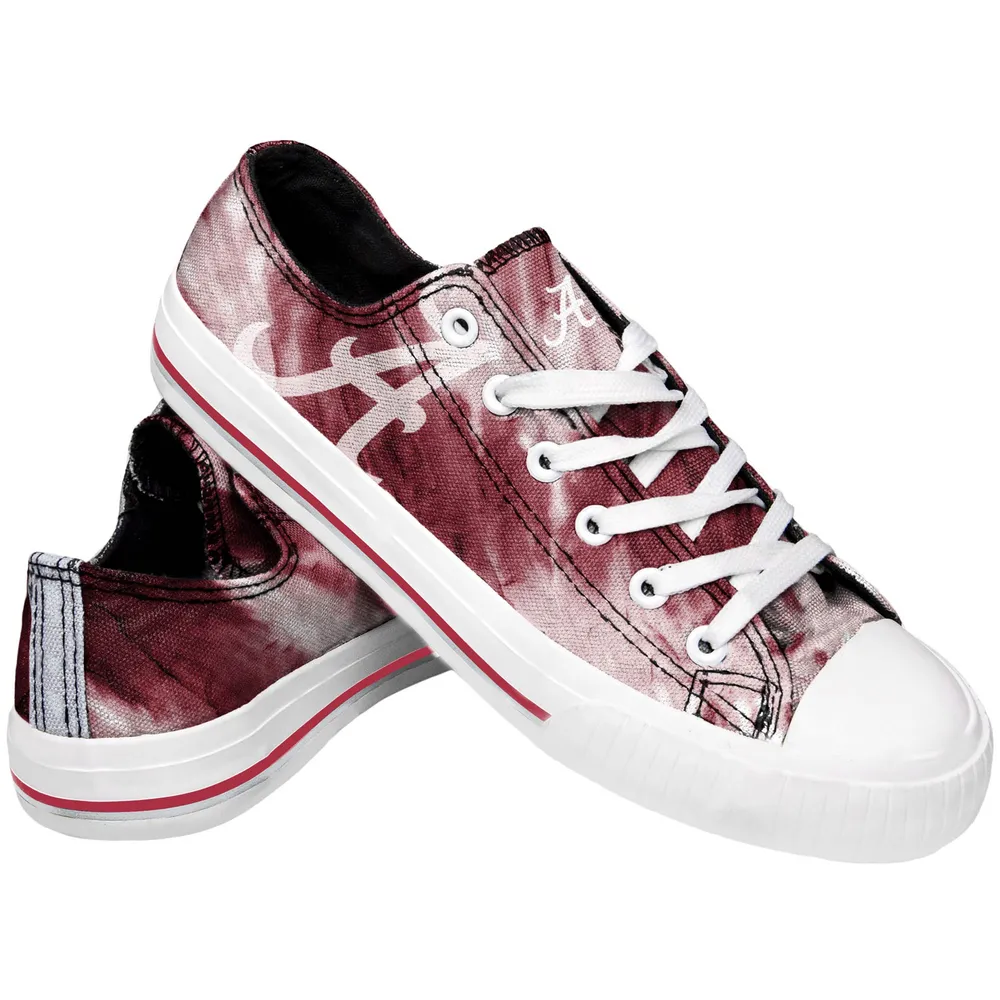 Alabama Crimson Tide FOCO Women's Tie-Dye Canvas Shoe