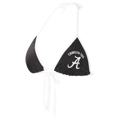 Alabama Crimson Tide G-III 4Her by Carl Banks Women's Perfect Match Bikini Top - Black