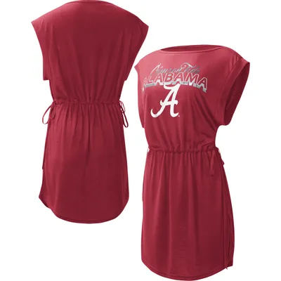 Alabama Crimson Tide G-III 4Her by Carl Banks Women's GOAT Swimsuit Cover-Up Dress