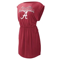 Women's G-III 4Her by Carl Banks Crimson Alabama Tide GOAT Swimsuit Cover-Up Dress