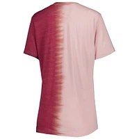 Women's Gameday Couture Crimson Alabama Tide Find Your Groove Split-Dye T-Shirt
